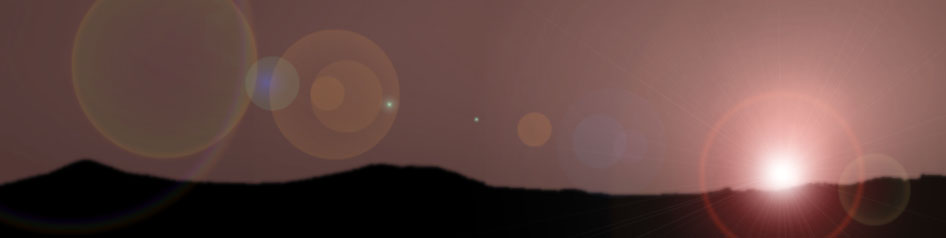 Sunset on Mars